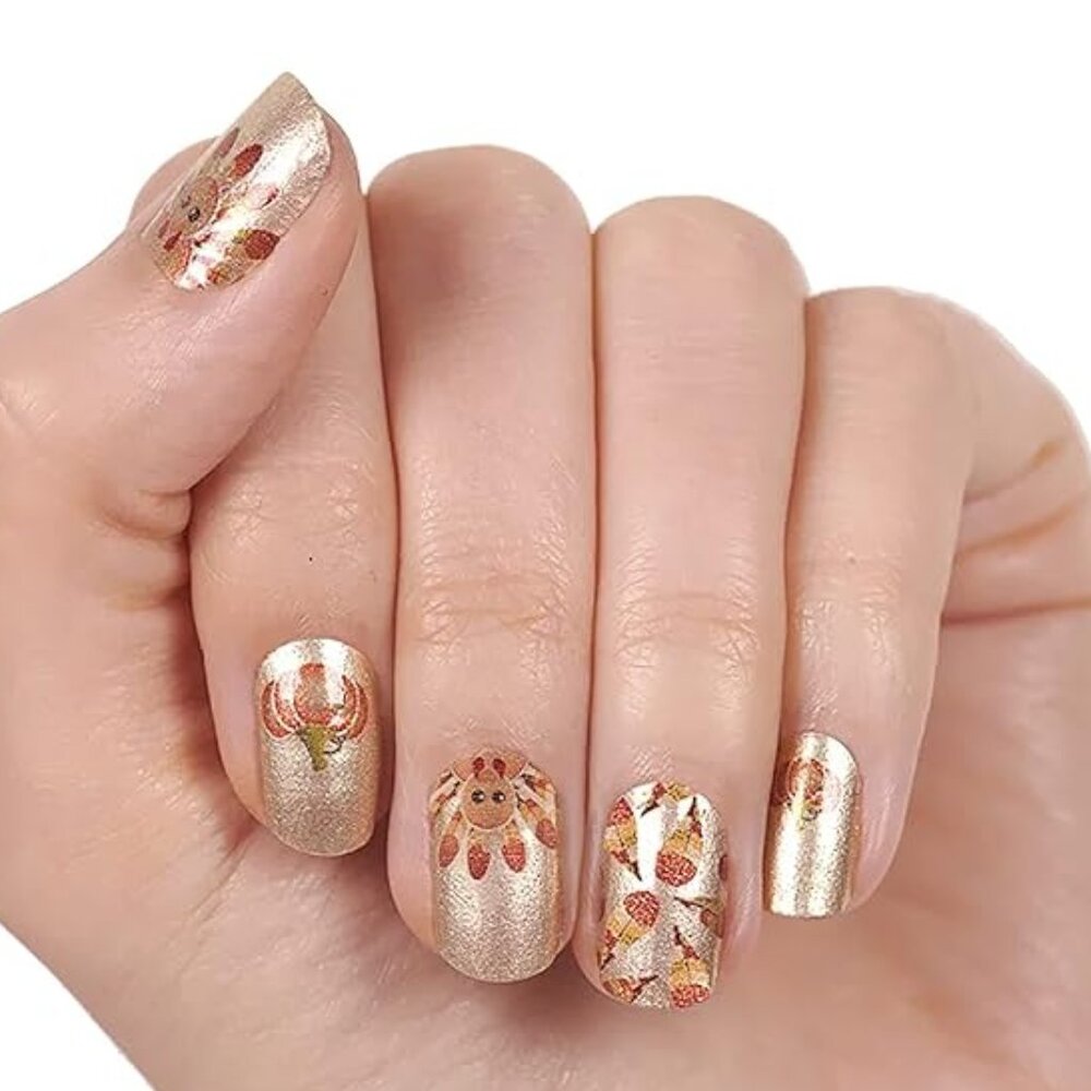 Color Street Real Nail Polish Strips in FEATHERED FRIENDS